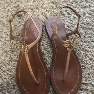 Tory Burch size 7 tan sandals